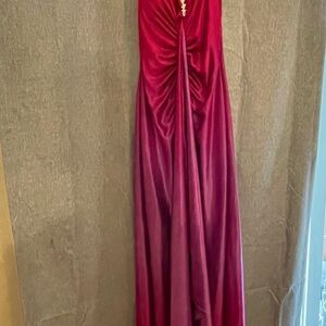 Elegant Pink Evening Gown